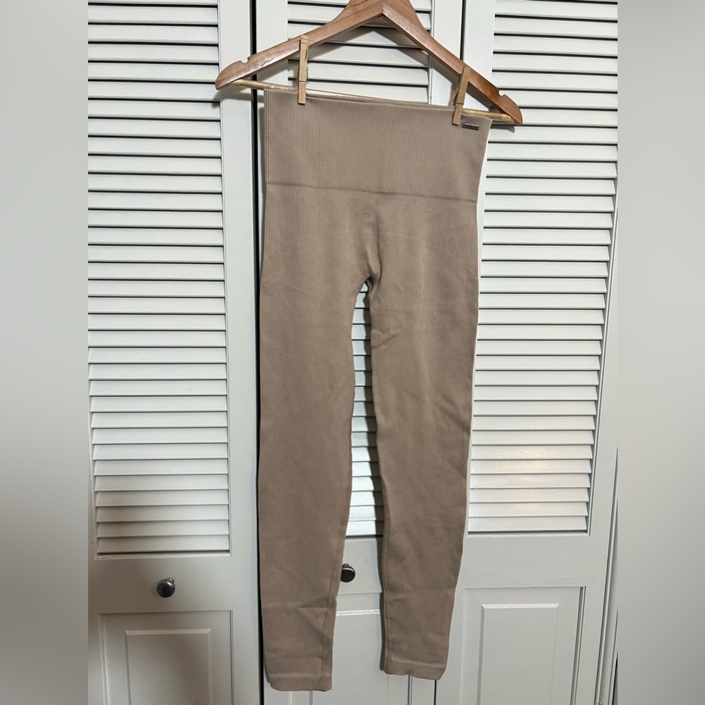 High-Waisted Tan Leggings